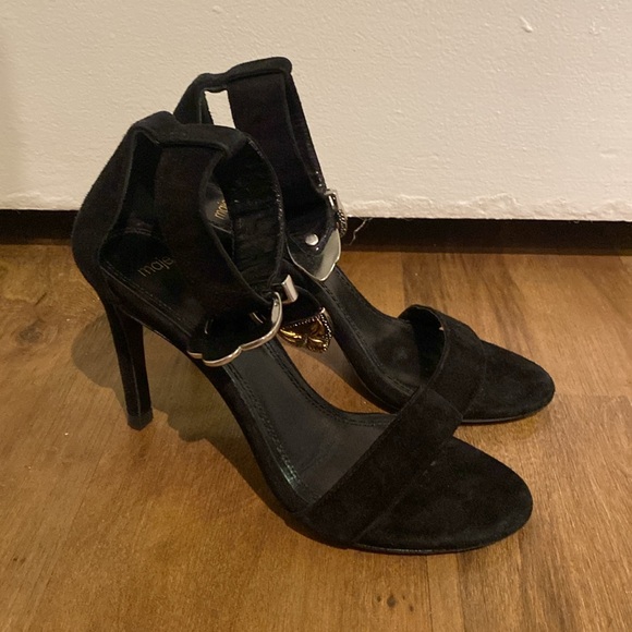 Maje cowboy buckle heel sandal - Picture 2 of 6